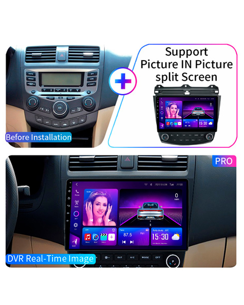 กรอบแอนดรอยด์สำหรับรถยนต์ Honda Accord รุ่นที่ 7