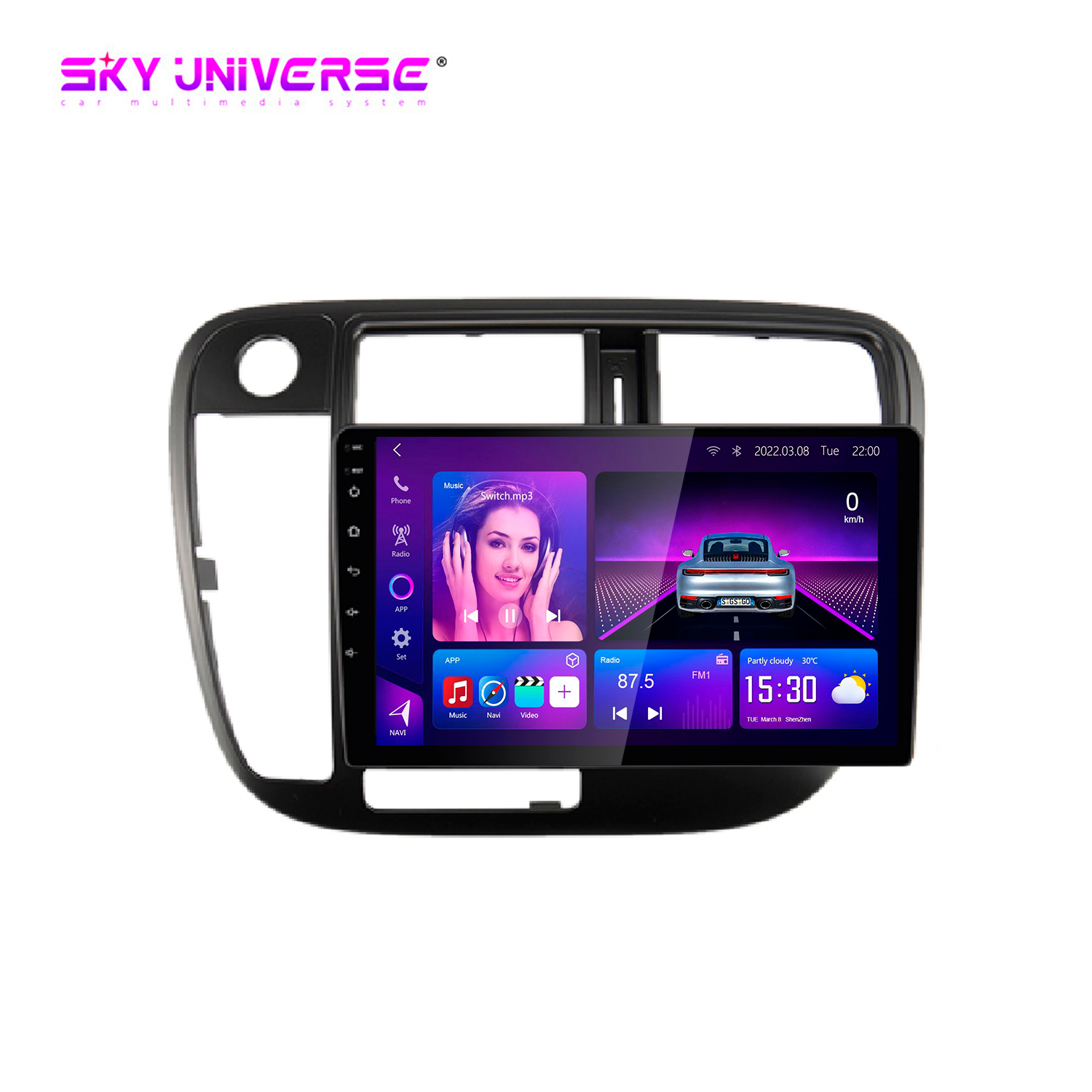 Honda Civic 1995-2000 car android frame